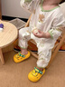 babycrayon小老虎小猪儿童拖鞋洞洞鞋夏季男童女童婴宝宝可爱凉拖鞋外穿 小黄虎 16 cm内长【160】脚长约15.5-16穿 实拍图