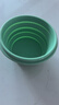 M Square折叠碗硅胶杯碗旅行便携食品级宝宝碗露营野餐 复古绿中杯+大碗 实拍图
