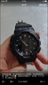 Mtin树脂表带表壳适配卡西欧G-SHOCK手表带GA110 140 GD120GLS GAX100 亮光黑色金字金扣 16mm 实拍图