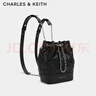 CHARLES&KEITH大容量绗缝菱格链条单肩包水桶包包女包生日礼物CK2-10701506 实拍图