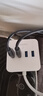 绿联USB3.0分线器扩展坞 集线器HUB拓展坞高速4口 适用笔记本电脑台式机一拖多接口转换器转接头延长线 【USB3.0*4+C口供电】方形款 0.15米 实拍图