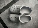 洁丽雅手术室专用洞洞鞋男士夏季外穿防滑EVA防臭沙滩凉鞋包头医用拖鞋 岩石灰 【潮流印花款】 42-43 【标准码】 实拍图
