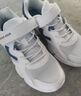 鸿星尔克（ERKE）童鞋中小童男童常规慢跑鞋儿童运动鞋63122120096正白/星际蓝33 实拍图