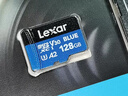 雷克沙（Lexar）tf卡大疆pocket4pocket3内存卡4K运动相机无人机GoPro通用高速MicroSD存储卡 128G 633x 读100MB 写45MB TF卡 实拍图