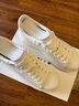 百丽撞色小白鞋男秋季牛皮舒适厚底休闲板鞋A1160CM3 静谧白  44 实拍图