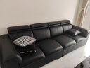 酷比得真皮沙发小户型家用轻奢现代极简意式皮沙发客厅 2.8米直排四人位 【接触面】2.2mm进口真皮 实拍图