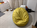 柚公馆科技布懒人沙发豆袋超大号可躺可睡榻榻米阳台单人人类狗窝 【科技布】藏青色 【中号EPP】120*80cm 实拍图