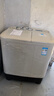 美的8公斤kg 双桶洗衣机大容量家用双电机净洗科技同洗同脱二级能效MP8DS136 实拍图