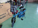 绿源【向往的生活推荐品牌】电动自行车新国标代驾折叠电动车超长续航铝合金锂电池助力电瓶车 航空铝合金蓝色-20A-纯电60公里 实拍图