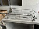 卡贝（cobbe）厨房抽屉拉篮橱柜304不锈钢碗碟架锅碗筷收纳置物架柜内双层碗栏 实拍图