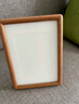 鲁大爷【7仓直发】黑胡桃实木摆台相框高级感定制画框装裱6寸木质8寸框 樱桃木榫卯框+黄铜支架背板 6寸【内径10.1*15.2cm】 实拍图