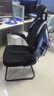 椅品汇电脑椅子人体工学座椅办公室家用电竞舒适久坐学习弓形书桌护腰椅 【四向调节腰托】黑框黑 带头枕 实拍图