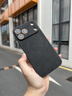 世咏适用苹果17promax手机壳 iphone17promax保护套全包超薄防摔轻奢羊巴皮简约国风小羊皮男女款 黑色 实拍图