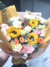 莱一刻鲜花速递向日葵玫瑰混搭花束送闺蜜女友生日礼物全国同城配送 香槟向日葵花束—阳光 实拍图