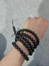 戚小米黑檀木手串男士108颗念珠木质多层珠子叠戴情侣手饰礼物男生手链 手串8mm 实拍图