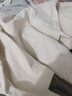 马登工装法式三袋夹克灯芯绒撞色拼接外套重磅纯棉白牛翻领上衣男春 米白色 2XL （偏大，建议拍小一码） 实拍图