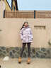 波司登（BOSIDENG）冬季羽绒90绒鹅绒极寒羽绒服女士加厚连帽商场同款时尚百搭外套 【店长推荐】冰穹提花紫9ER2 L 170/92A 体重约120-130斤 实拍图