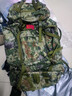 微华 110L大容量迷彩背囊户外登山包防水耐磨露营钢架战术双肩背包 绿色迷彩-110L【二】 实拍图