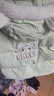 巴拉巴拉童装儿童羽绒服女童冬装甜美可爱连帽上衣厚款保暖户外潮 黄绿41128-白鸭绒 120 充绒量105g 实拍图