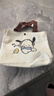 小熊帆布包女学生便携上班帆布兜手提包手拎便当帆布袋 帕恰狗（带按扣）活动 实拍图