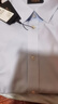雅戈尔【DP免烫】秋冬商务休闲高级纯棉白长袖衬衫衬衣男 12135B 实拍图