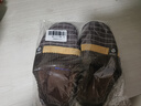 始丰【特大码36-51】始丰棉拖鞋男冬季保暖大号居家防滑毛拖鞋女棉鞋 咖啡 42-43 【适合41-42】 实拍图