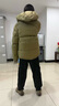 黑冰户外男女儿童700+蓬鹅绒防风防泼防污保暖连帽羽绒服 F8534019C 浅卡其 XL (150) 实拍图