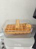 【出口转内销】按压冰块模具冰格家用食品级制冰盒冰箱制冰神器 【芒果橙28格】单层套装 赠冰铲 实拍图