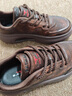 公牛世家男鞋秋季新款潮流软底舒适运动板鞋男士休闲鞋厚底皮面老爹鞋子男 棕色【四季款单鞋】GN125105301 41 (标准运动码) 实拍图