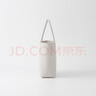 无印良品（MUJI） 手编包 环保材料 手提包菜篮子 编织包草编包 包包 女包 浅灰色 迷你 长18*宽8*高18cm 实拍图