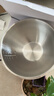 展艺烘焙工具 304不锈钢打蛋盆带刻度和面发面打发沙拉盆雪花酥 实拍图