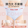 巴迪高（BADIGAO）一次性高腰内裤女孕妇棉无菌旅行女士产妇月子日抛条纹10条3XL 实拍图