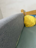 柚琳学生宿舍床头靠垫寝室床上下铺铁架软包大靠背单人床靠枕可拆洗  灰色 80cm*25cm 含枕芯 实拍图