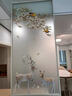 简约现代艺术玻璃隔断客厅装饰遮挡入户玄关入户门卫生间半墙屏风 实拍图