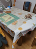 桌布新款欧式风格防水防油免洗餐桌茶几桌垫家用桌布 大桔大利桌布 137*152cm 实拍图