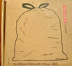 e洁抽绳垃圾袋黑色60*70cm220只1.5丝量贩装一年手提加厚塑料袋 实拍图