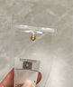 领丰金黄金豆豆AU9999足金实心真金豆子收藏节日礼物送女友送朋友小金豆 金星星1g带国检证签 实拍图