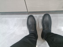木林森(MULINSEN)男鞋商务休闲皮鞋头层牛皮套脚厚底男士爸爸鞋 20781 实拍图