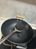中福陆川铁锅炒菜锅家用无涂层氮化窒化广西生铁铸铁锅炒锅燃气已开锅 平底 30cm 【有耳+锅盖】JD或SF物流 实拍图