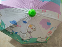 葆氏儿童雨伞女童遮阳伞长柄卡通小学生直柄晴雨两用黑胶伞彩虹乐园 实拍图