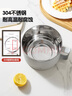 美厨（MAXCOOK）304不锈钢泡面碗 学生饭盒餐杯泡面杯1500ML 配餐具 灰MCWA8464 实拍图