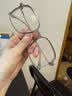 依视路（ESSILOR） 钻晶系列高清耐磨防蓝光近视超薄镜片专业配度数眼镜架男女镜框 TR90-全框-1023GY-灰色 镜框+依视路A4防蓝光1.56现片 实拍图