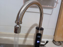 奥克斯电热水龙头不锈钢快速加热厨房小厨宝家用即热式电热水器下进水冷热两用 【变频恒温不锈钢】触屏调温+漏保 实拍图