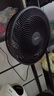 美的（Midea）【超级单品】七叶轻音立式电风扇家用柔风落地扇台式桌面小型风扇大风量节能摇头宿舍电扇 SAF30AB 实拍图