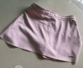 李宁（LI-NING） 羽毛球裙运动短裙女式 防走光打底裤大码网球裙子瑜伽健身跑步 浅粉红 XL 实拍图
