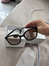 FILA斐乐折叠TR轻盈墨镜男防紫外线防UV太阳镜女934奶茶灰 实拍图