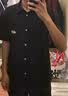 JEANSWEST LIFE真维斯短袖衬衣男款夏日冰丝凉感翻领上衣男青少年高级感男士外套 实拍图