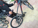 喜德盛山地自行车英雄300铝合金车架27速变速锁死前叉27.5大轮径 灰红16寸（身高160-175） 实拍图