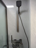 九牧简易淋浴增压花洒套装枪灰色小户型浴室极简分体无顶喷带喷枪 枪灰 A款（恒温款）方形花洒 实拍图