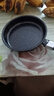 【亏本清仓】韩式麦饭石色不粘锅平底锅铁锅电磁炉不带盖 黑色小煎锅 16cm 实拍图